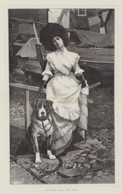 ボートを待っています。 作： George L. Seymour